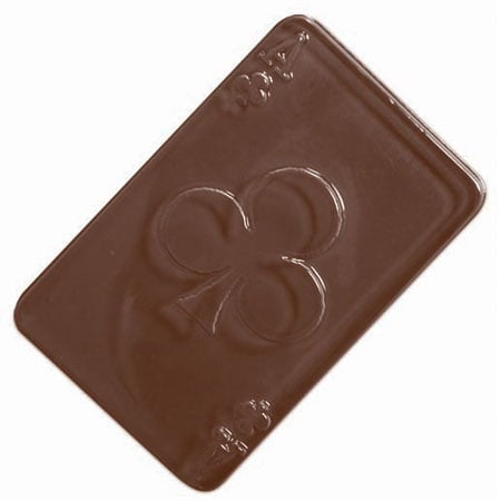 Decor Carti de joc - Matrita Plastic Ciocolata [3]