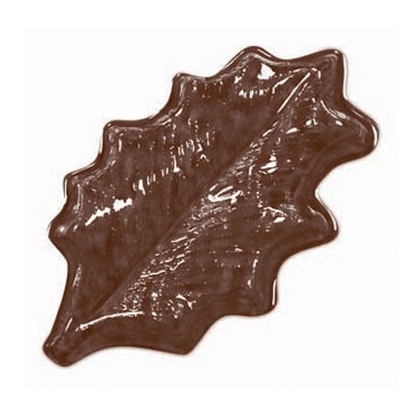 Matrite Plastic Decoruri Ciocolata - Decor Craciun Holly Leaf - Matrita Plastic Ciocolata