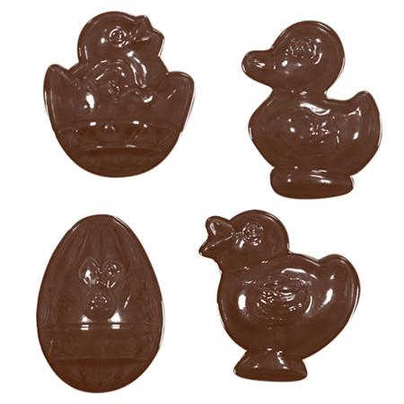 Decor Paste 4 modele - Matrita Plastic Ciocolata [0]