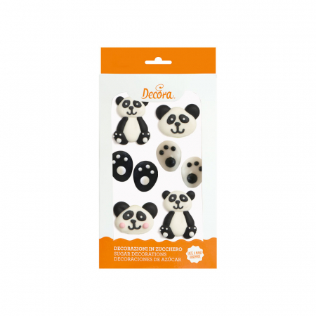 Decor Zahar - Figurine Panda Ø 1.5 - 4 cm, 4 modele, 8 buc [0]