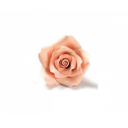 Decoratiuni Comestibile, Decor Tort - Decor Zahar - Trandafiri Frez/Piersica Ø 5 cm, 24 buc