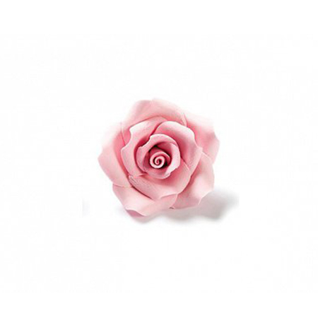 Flori din Zahar - Decor Zahar - Trandafiri Roz Ø 5 cm, 24 buc