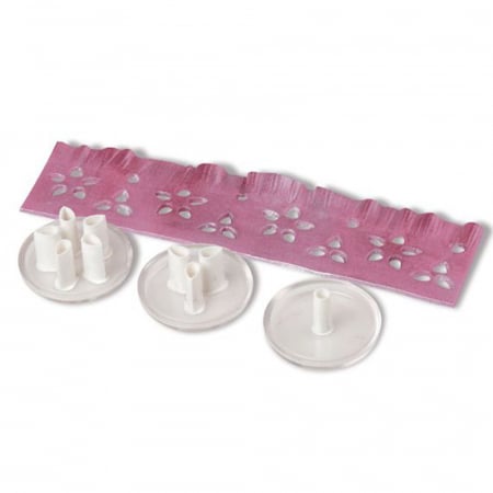 Cofetarie - Ustensile - Decor Broderie - Decupatoare Plastic, Set 3 Buc