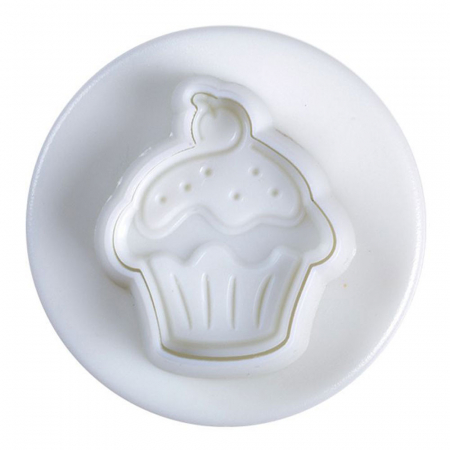 Party Cupcakes - Decupatoare Plastic cu Extractor Ø 3.3 - 5 cm, Set 4 Buc [3]