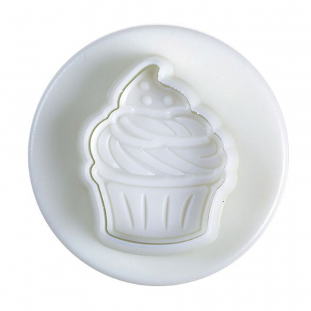 Party Cupcakes - Decupatoare Plastic cu Extractor Ø 3.3 - 5 cm, Set 4 Buc [4]