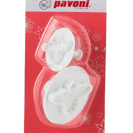 Dantele sau Decor Ø 5 si 7 cm - Decupatoare Plastic cu Extractor, Set 2 Buc [2]