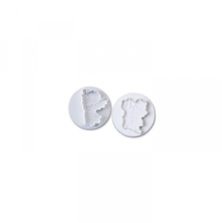 Inger si Diavol - Decupatoare Plastic cu Extractor Ø 8 cm, Set 2 Buc [2]