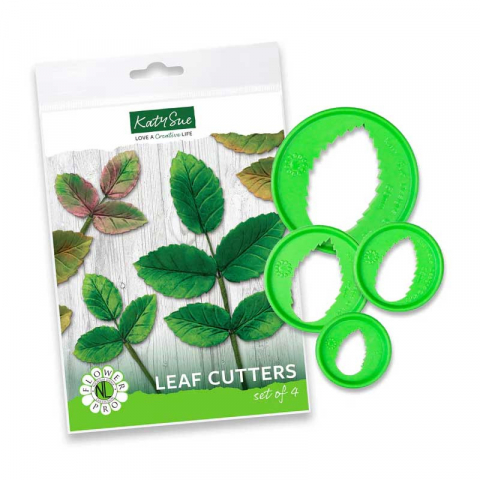 Ustensile Decorare Tort - Decupatoare Frunze - Set 4 Buc