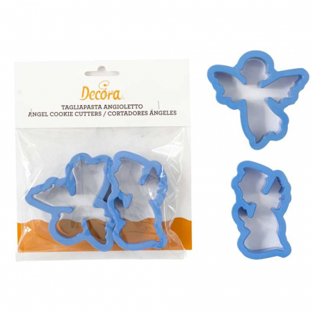 Cofetarie - Ustensile - Ingerasi - Decupatoare Plastic Ø 7.5 x H 2.2 cm, Set 2 Buc