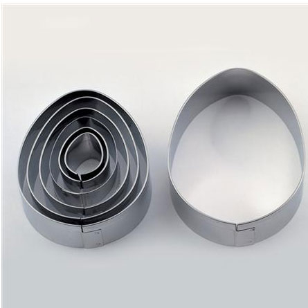 Decupatoare Forme Standard - Ou - Decupatoare Inox Ø 2.5 - 9 cm, Cutie 7 Buc