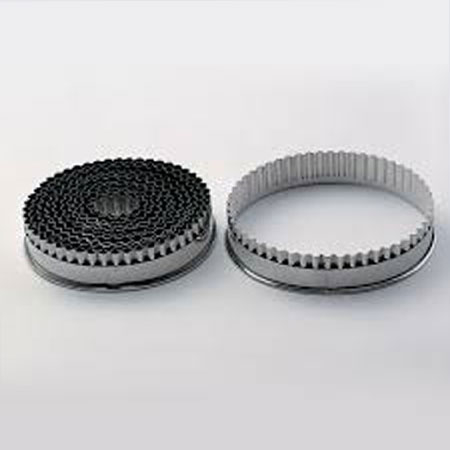 Decupatoare Forme Standard - Oval Festonat - Decupatoare Inox Ø 4 - 15 x H 2 cm, Cutie 12 Buc
