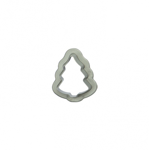 Decupatoare Sezon - Decupatoare Plastic Craciun - Bradut, Ø 4 x H 2.2 cm