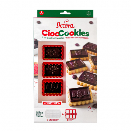 Cofetarie - Ustensile - Decupatoare Plastic Craciun - Decor Biscuiti, 6 x 4.3 x H 2.2 cm, 2 buc 