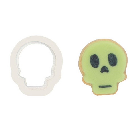 Decupatoare Sezon - Decupatoare Plastic Halloween - Craniu, Ø 4 x H 2.2 cm
