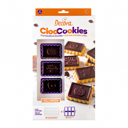 Cofetarie - Ustensile - Decupatoare Plastic Halloween - Decor Biscuiti, 6 x 4.3 x H 2.2 cm, 2 buc 