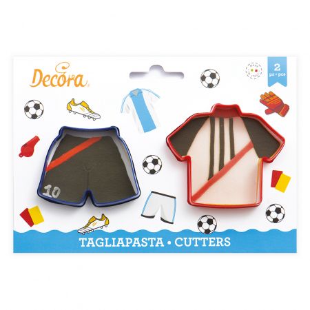 Cofetarie - Ustensile - Decupatoare Plastic Sport Ø 6 si 8 x H 2.2 cm, 2 Buc 
