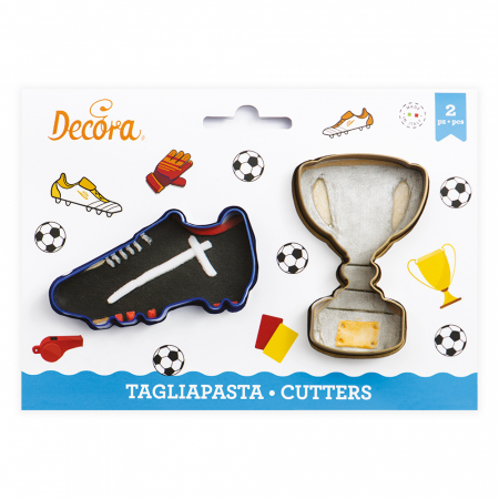 Cofetarie - Ustensile - Decupatoare Plastic Sport Ø 8.5 si 9 x H 2.2 cm, 2 Buc