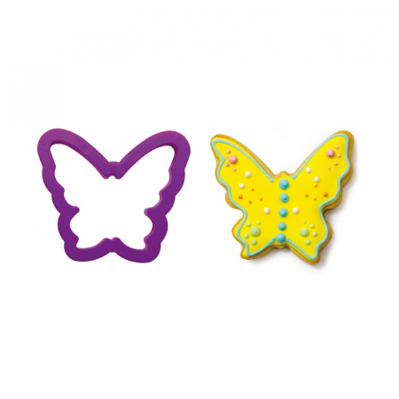 Decupatoare Flori, Fluturi - Decupator Plastic Fluture 7 x 6 x H 2.2 cm