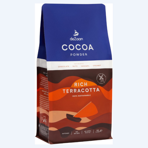 Cacao si Unt de Cacao - DeZaan Cacao pudra, 20-22% unt de cacao, Rich Terracotta 1 Kg