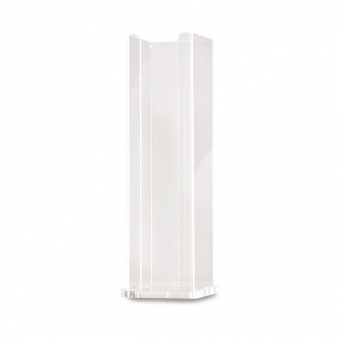 Cofetarie - Ustensile - Dispenser Pahare Inghetata, Plexiglas Transparent, 16 x H 40 cm