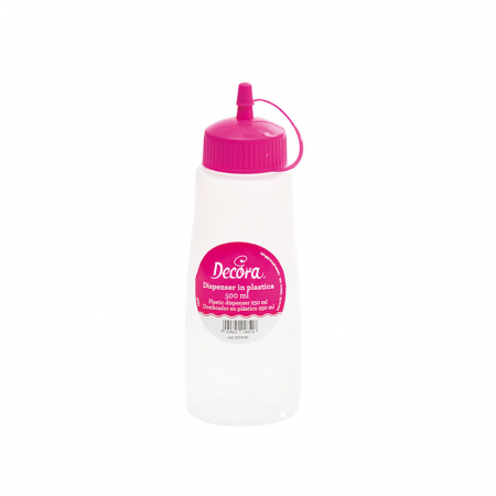Brutarie, Patiserie - Ustensile - Dispenser Sosuri / Glazuri pentru Dozare si Plating, Ø6xH24 cm, 500 ml