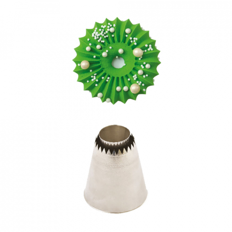 Duiuri si Sprituri Decorare - Dui / Sprit Inox, Model Rozeta Inchisa, Ø 3 x H 6 cm