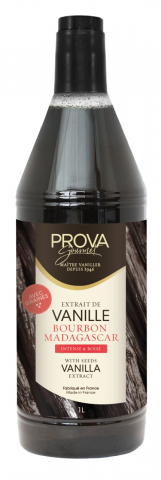 Extracte, Arome, Esente - Extract Vanilie Bourbon Madagascar cu seminte, Prova Gourmet, 1 L