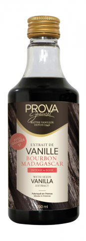 Extracte, Arome, Esente - Extract Vanilie Planifolia Bourbon Madagascar cu seminte Prova Gourmet, 250 ml