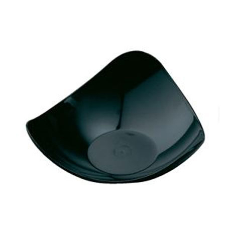 Accesorii Candy Bar, Bufet, Catering - Farfuriute Blow Ø 8.5 x H 3 cm, Plastic Negru, Set 100 Buc