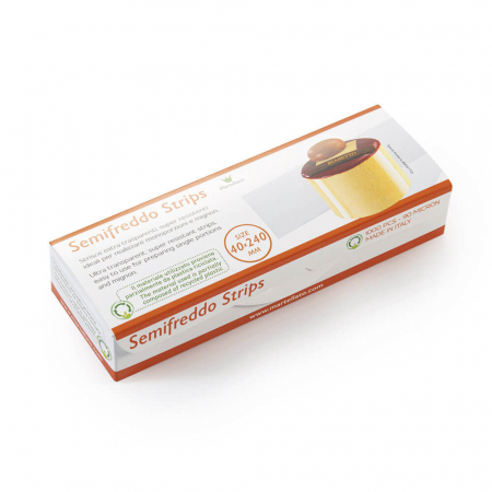 Folii Acetat, Acetofan, PVC - Fasii Acetofan 24 x 4 cm, gosime 80 microni, Set 1000 Buc