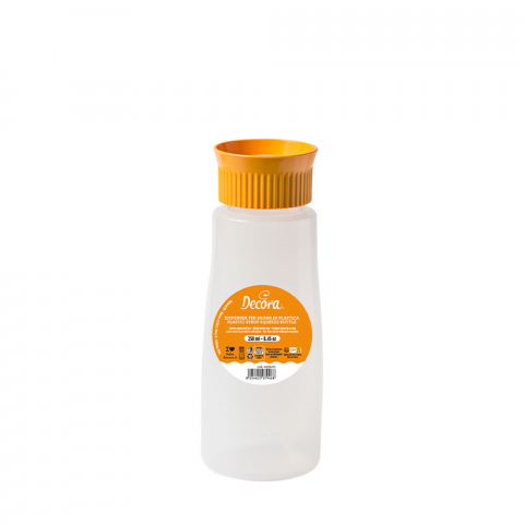 Cani, Dispensere, Boluri, Scafe - Flacon Gradat 250 ml cu Dop Perforat Distribuire Siropuri, Ø 6 x H 16 cm