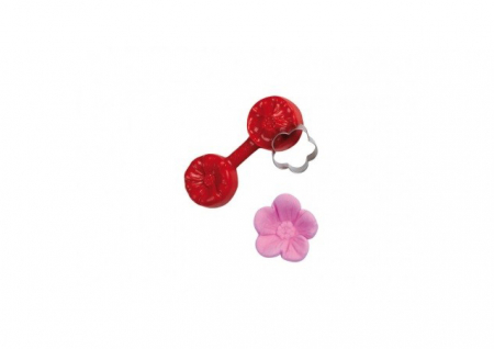 Floare de Cires - Decupator Inox si Mulaj Silicon Ø 2.5 cm, Set 2 Buc [2]