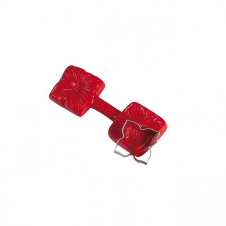 Ustensile Decor Pasta de Zahar - Hortensie Floare - Decupator Inox si Mulaj Silicon Ø 2.2 cm, Set 2 Buc