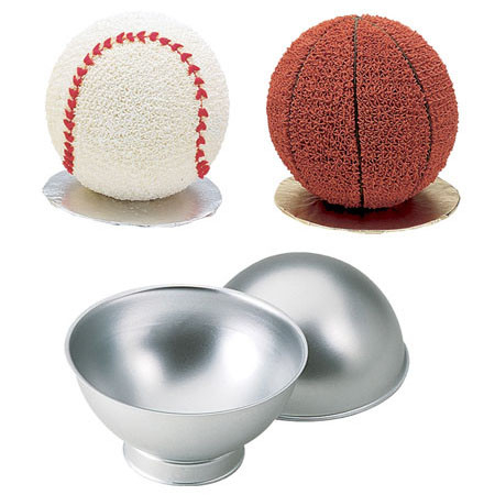 Cofetarie - Ustensile - Forma 3D Coacere Tort Model Minge, Ø 15 cm, Aluminiu Anodizat
