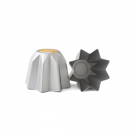 Forme, Tavi Coacere - Forma Coacere Pandoro 500 gr, Ø 19.5 x H 15 cm, Aluminiu Anodizat