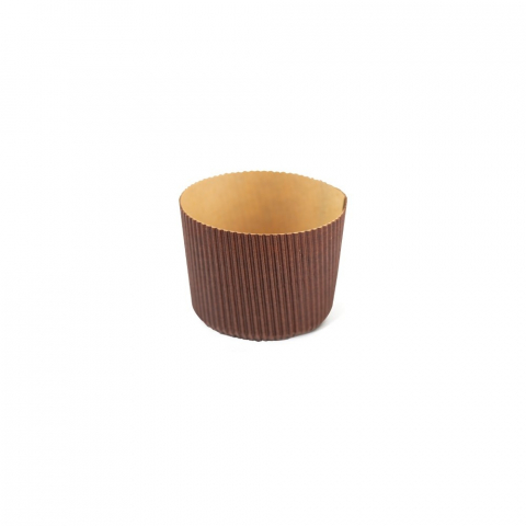 Chese Coacere si Prezentare - Forma Coacere Panettone Ø 7 x H 6 cm - 100 gr, Carton Termorezistent