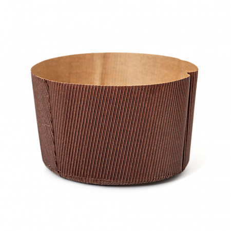 Cofetarie - Ustensile - Forma Coacere Panettone Ø16xH11cm - 1 Kg, Carton Termorezistent, Set 5 Buc