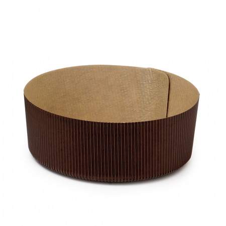 Forme, Tavi Coacere - Forma Coacere Panettone Ø45xH3.5cm - 750 gr, Carton Termorezistent, Set 20 Buc