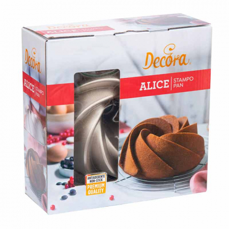 Cofetarie - Ustensile - Forma Coacere Rotunda Alice Ø 24 x H 10 cm, Aluminiu Antiaderent