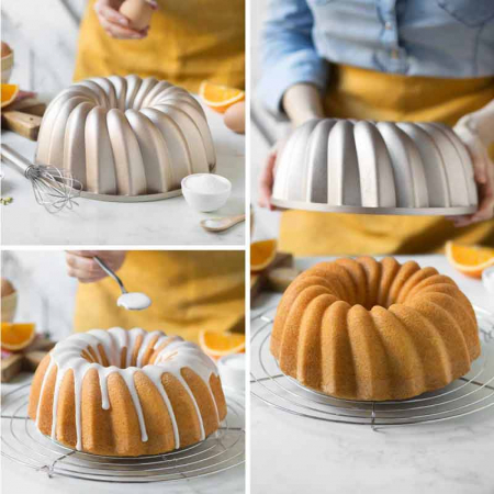 Forma Coacere Rotunda Carol Ø 24 x H 10 cm, Aluminiu Antiaderent [2]