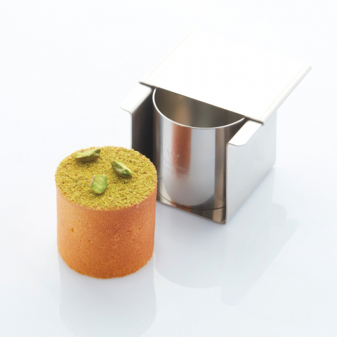 Forme, Tavi Coacere - Forma Inox Coacere Produse Model Geometric Cilindru Mini, Ø 6 x H 6 cm, vol. 170 ml