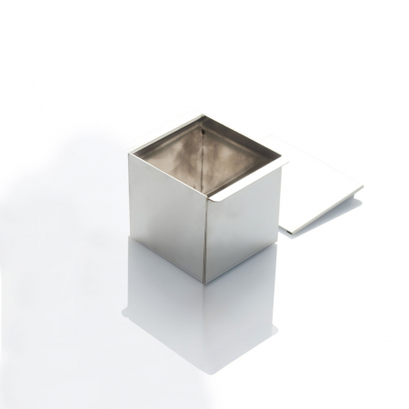 Forme, Tavi Coacere - Forma Inox Coacere Produse Model Geometric Cub 8 x 8 x H 8 cm, vol. 510 ml