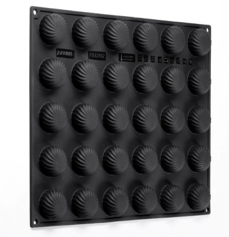 Forma Pavoflex 30x40 Caleidon Ø 4 x H 2 cm, 30 cavitati, 20 ml [2]