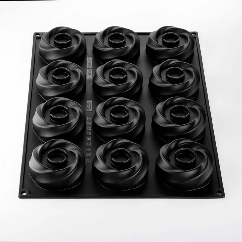 Forme 30x40cm Monoportii, Mignon - Forma Pavoflex 30x40cm Karma 12 cavitati, Ø 8 x H 3 cm, 120 ml