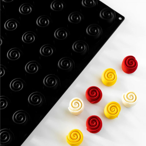 Forma Pavoflex 30x40cm Mini Volupte 48 cavitati, Ø 3.5 x H 3 cm, 20 ml [2]