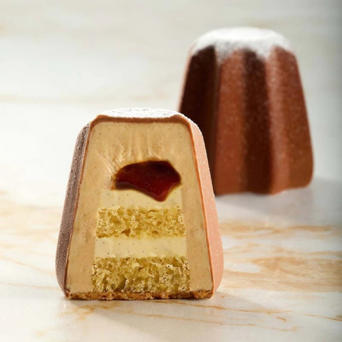 Forma Pavoflex 30x40cm Pandoro 15 cavitati, Ø 6.5 x H 6.5 cm, 120 ml [2]