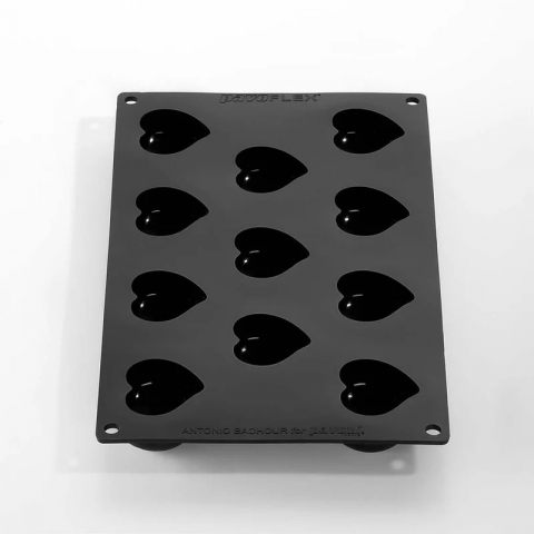 Forme 30x40cm Monoportii, Mignon - Forma Pavoflex Passion40time 11 cavitati, 5.2 x 4.8 x H 3 cm, 40 ml