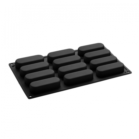 Forme de Silicon Cofetarie - Forma Pavoflex Pastel40time 12 cavitati, 8 x 2.7 x H 2.1 cm, 40 ml