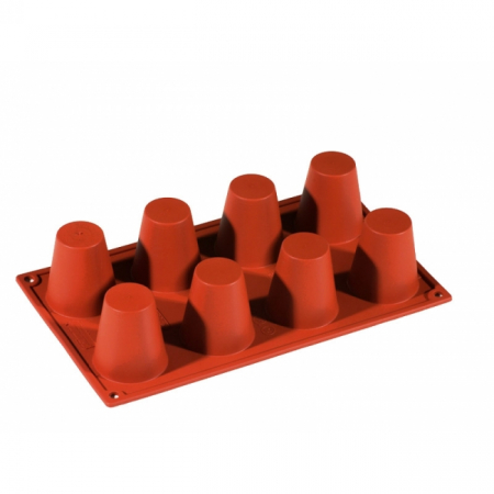Forme de Silicon Cofetarie - Forma Silicon Baba Ø5.5xh6 cm, 8 cavitati