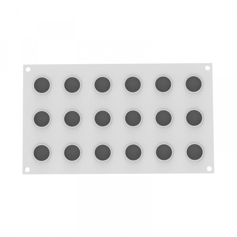 Forme Silicon Monoportii, Mignon - Forma Silicon Bigne Perfectto Ø 3.5 x H 2 cm, 18 cavitati x 14 ml